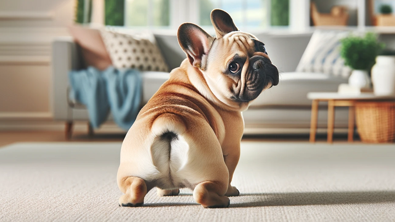 two french bulldog pups looking sad and lonely while their owner is out