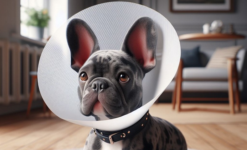 two french bulldog pups looking sad and lonely while their owner is out